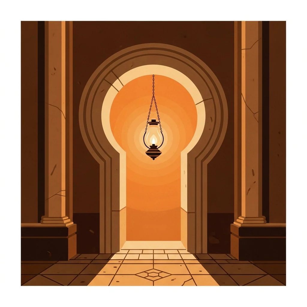 رسم توضيحي لموضوع في الدين والروحانية