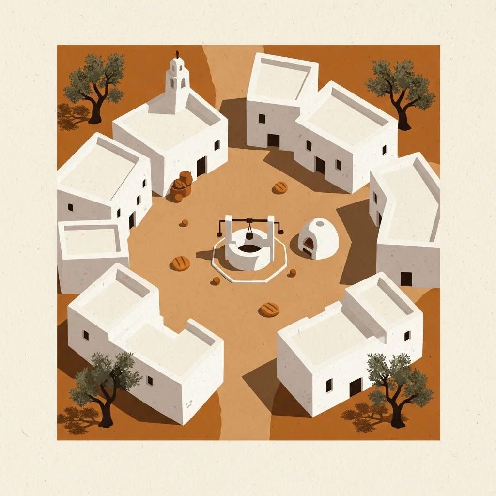 رسم توضيحي لموضوع في المجتمع والناس